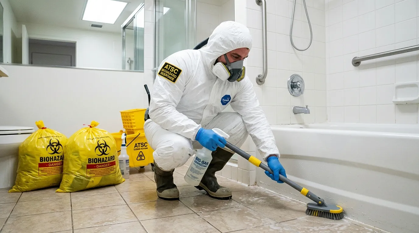 Decontamination equipment deployed for Blood Cleanup in Wharton